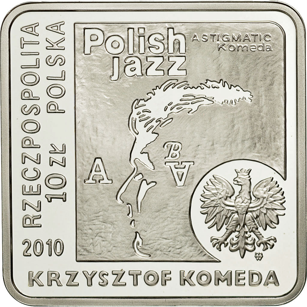 Munten, Polen, 10 Zlotych, 2010, Warsaw, FDC, Zilver, KM:808