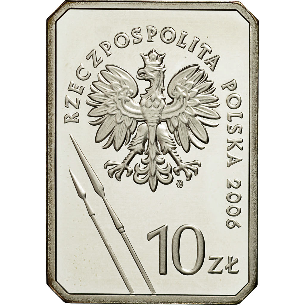 Coin, Poland, 10 Zlotych, 2006, Warsaw, MS(65-70), Silver