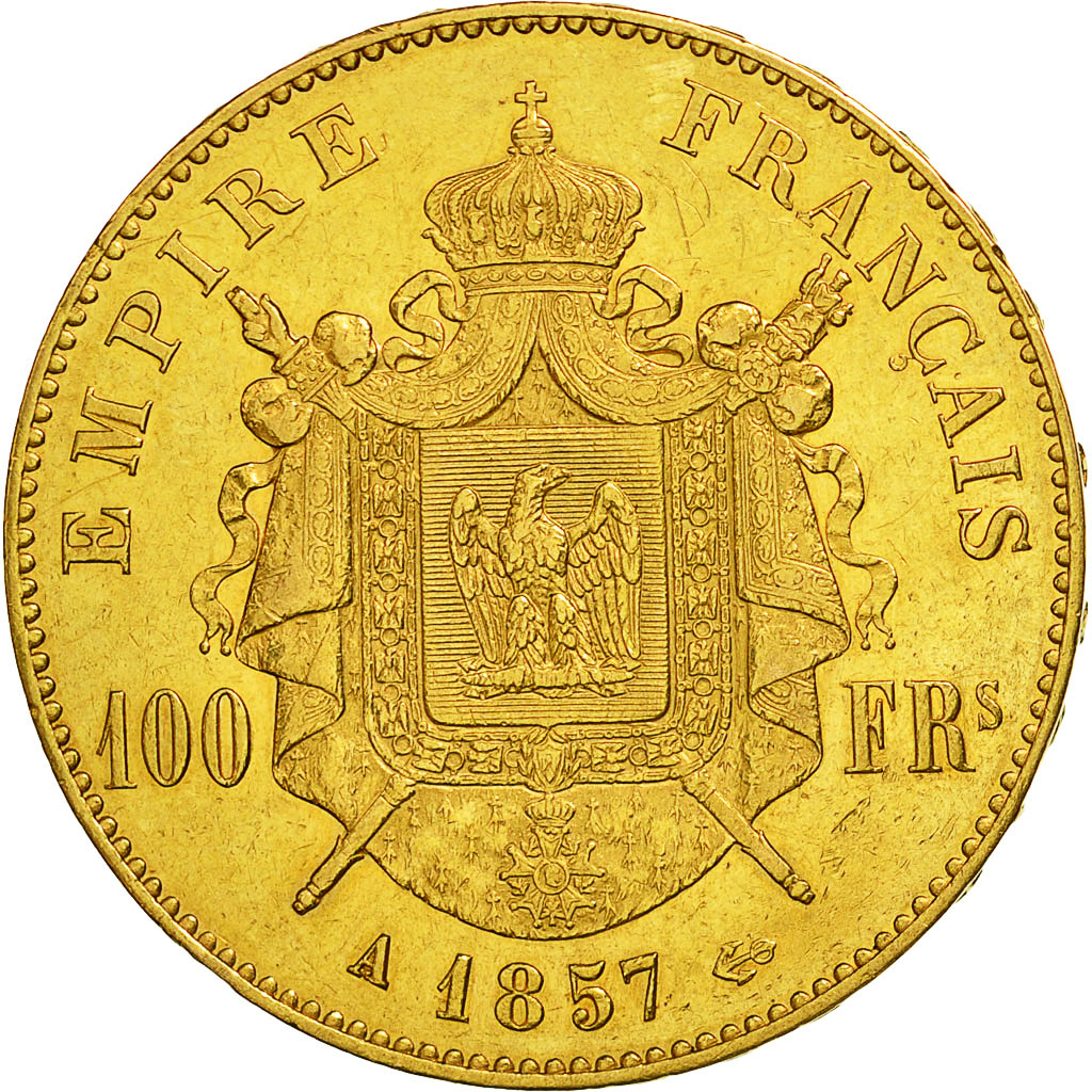 Münze, Frankreich, Napoleon III, Napoléon III, 100 Francs, 1857, Paris, SS