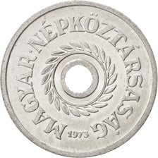 HUNGARY, 2 Filler, 1973, Budapest, KM #546, MS(63), Aluminum, 18, 0.65