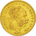 Münze, Ungarn, Franz Joseph I, 8 Forint 20 Francs, 1873, Kremnitz, SS+, Gold
