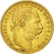 Moneda, Hungría, Franz Joseph I, 8 Forint 20 Francs, 1886, Kormoczbanya, MBC+