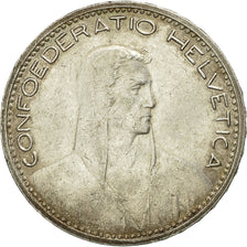 Coin, Switzerland, 5 Francs, 1923, Bern, EF(40-45), Silver, KM:37