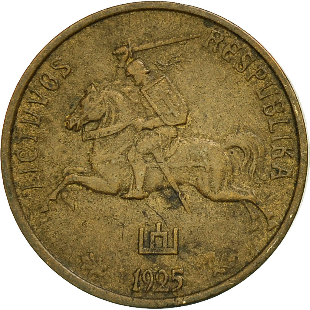 Coin, Lithuania, Centas, 1925, King's Norton, EF(40-45), Aluminum-Bronze, KM:71
