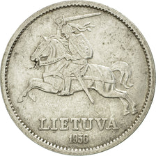 Munten, Lithouwen, 10 Litu, 1936, ZF, Zilver, KM:83