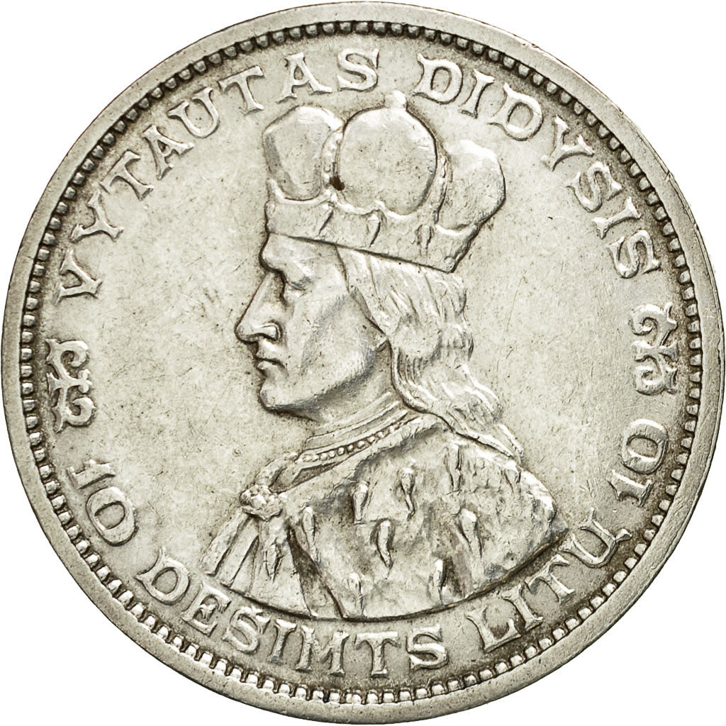 Münze, Lithuania, 10 Litu, 1936, SS, Silber, KM:83