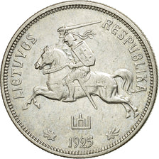 Moneta, Lituania, 5 Litai, 1925, King's Norton, BB, Argento, KM:78