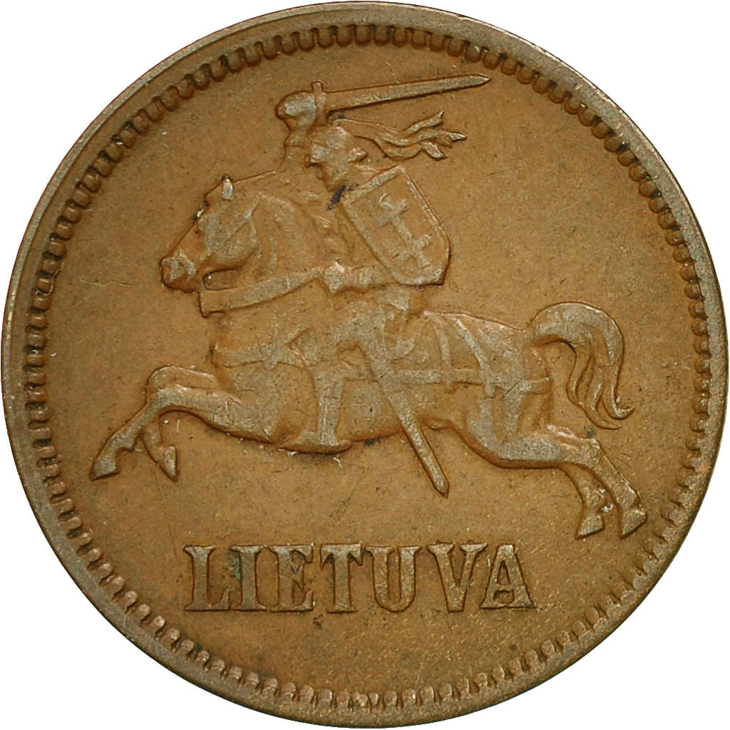 Coin, Lithuania, 5 Centai, 1936, EF(40-45), Bronze, KM:81