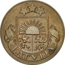 Coin, Latvia, Santims, 1932, AU(55-58), Bronze, KM:1