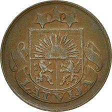 Coin, Latvia, 5 Santimi, 1922, EF(40-45), Bronze, KM:3