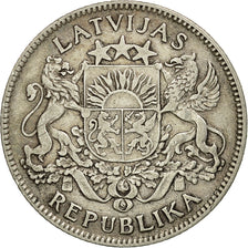 Münze, Latvia, Lats, 1924, SS, Silber, KM:7