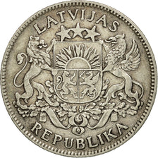 Coin, Latvia, Lats, 1924, EF(40-45), Silver, KM:7