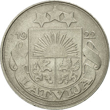 Coin, Latvia, 50 Santimu, 1922, EF(40-45), Nickel, KM:6