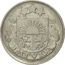Coin, Latvia, 20 Santimu, 1922, EF(40-45), Nickel, KM:5
