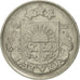Monnaie, Latvia, 20 Santimu, 1922, TTB, Nickel, KM:5