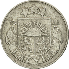 Moneda, Letonia, 10 Santimu, 1922, MBC, Níquel, KM:4