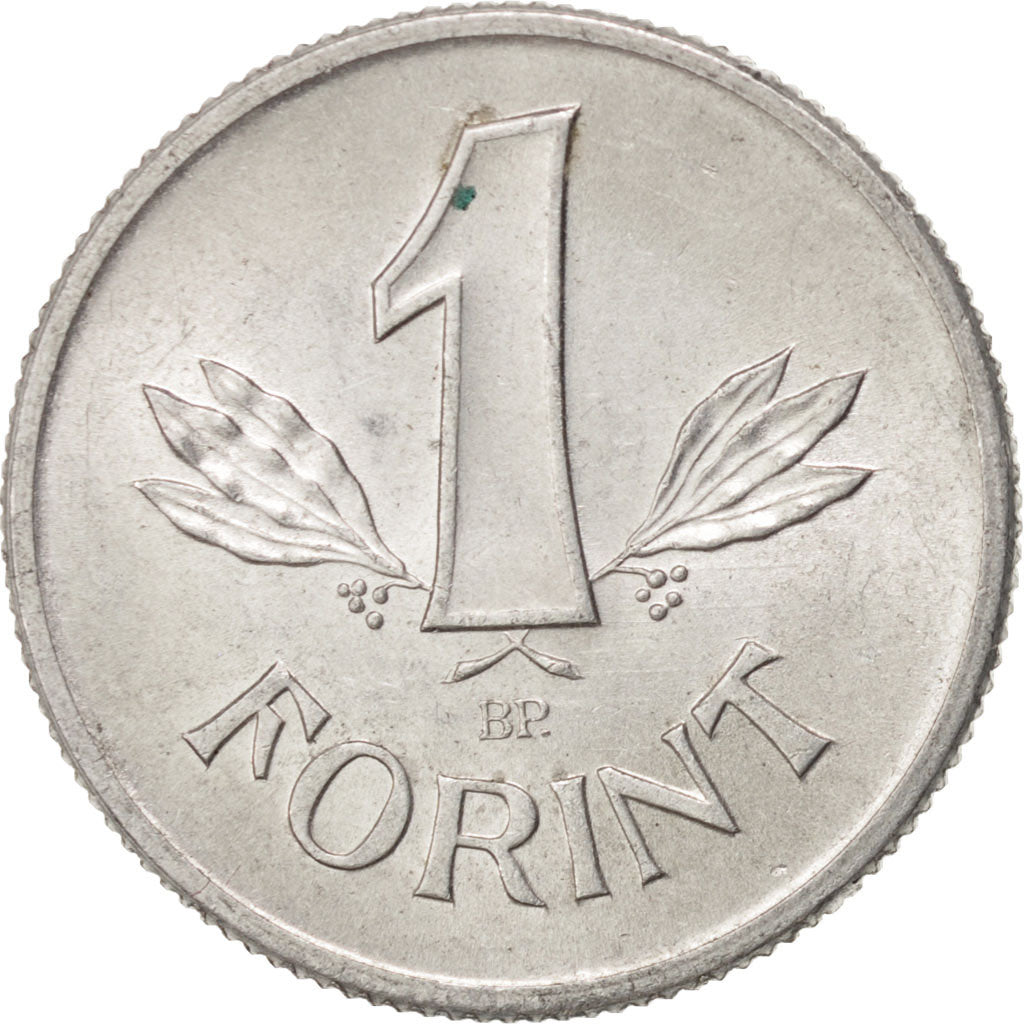 HUNGARY, Forint, 1980, Budapest, KM #575, MS(63), Aluminum, 22.8, 1.50