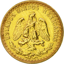 Moneta, Messico, 2 Pesos, 1945, Mexico City, BB, Oro, KM:461