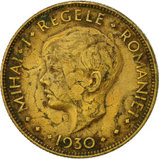 Coin, Romania, Mihai I, 20 Lei, 1930, EF(40-45), Nickel-brass, KM:50