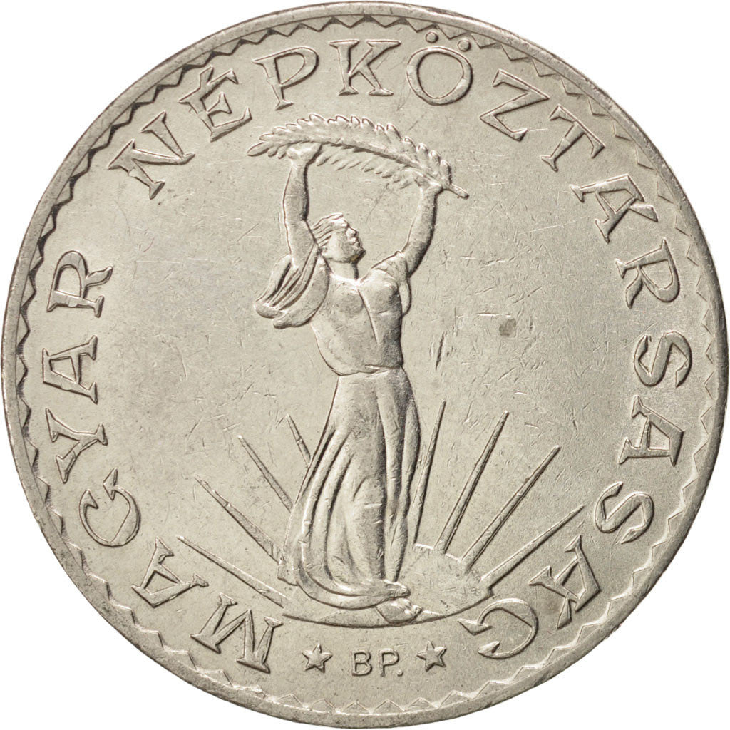 Coin, Hungary, 10 Forint, 1979, Budapest, AU(50-53), Nickel, KM:595