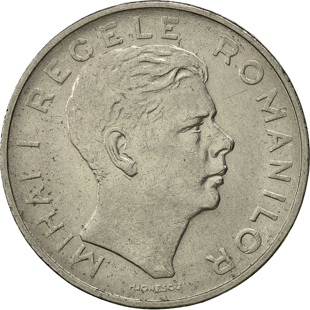 Coin, Romania, Mihai I, 100 Lei, 1944, EF(40-45), Nickel Clad Steel, KM:64