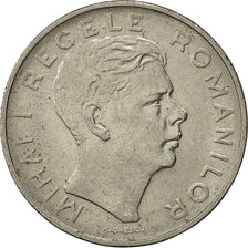 Moneda, Rumanía, Mihai I, 100 Lei, 1944, MBC, Níquel recubierto de acero