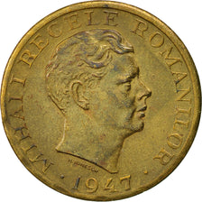 Münze, Rumänien, Mihai I, 10000 Lei, 1947, SS, Messing, KM:76