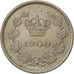 Coin, Romania, Carol I, 5 Bani, 1900, AU(55-58), Copper-nickel, KM:28