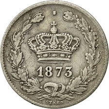 Coin, Romania, Carol I, 50 Bani, 1873, EF(40-45), Silver, KM:9