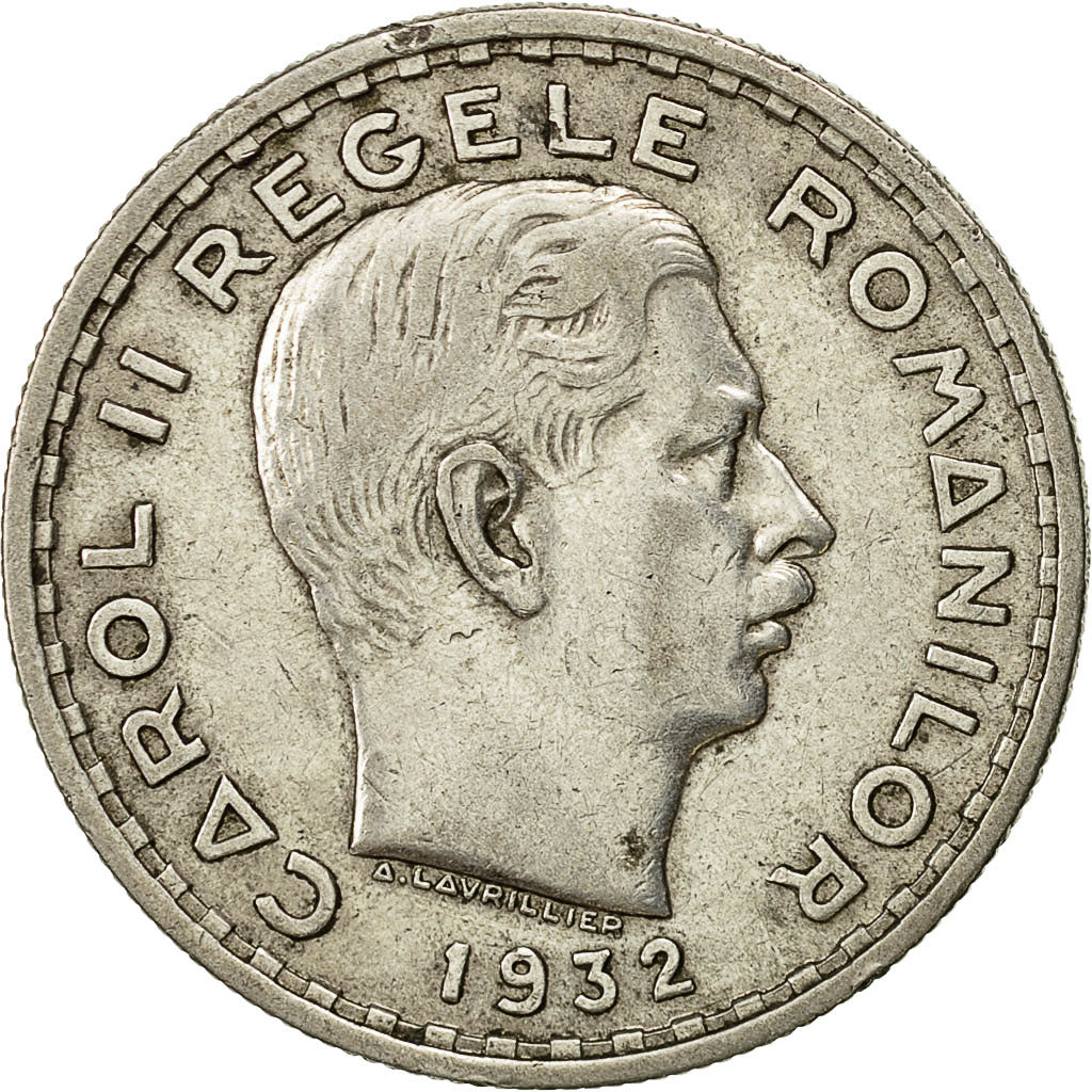 Coin, Romania, Carol II, 100 Lei, 1932, AU(50-53), Silver, KM:52