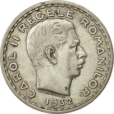 Coin, Romania, Carol II, 100 Lei, 1932, AU(50-53), Silver, KM:52