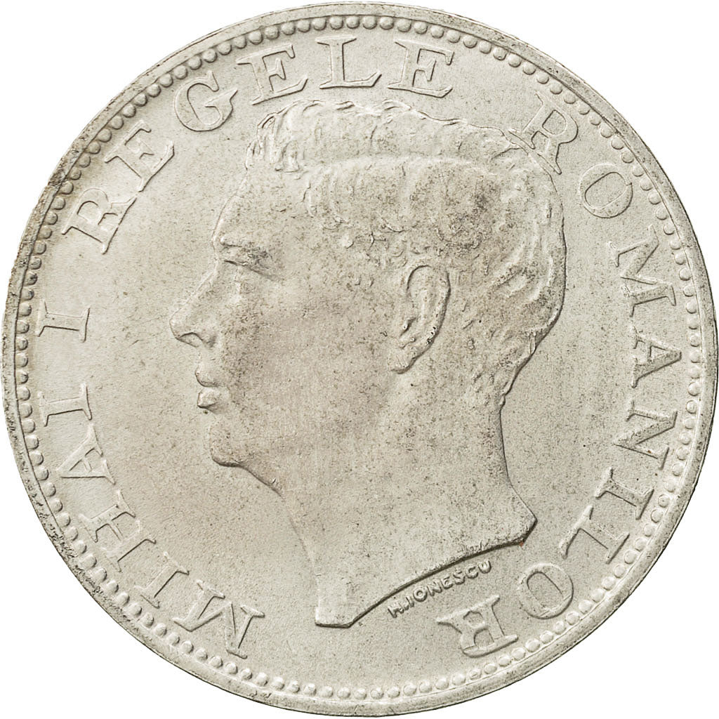 Moneda, Rumanía, Mihai I, 500 Lei, 1944, MBC+, Plata, KM:65