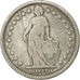 Münze, Schweiz, 2 Francs, 1875, Bern, S, Silber, KM:21