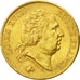 Moneta, Francia, Louis XVIII, Louis XVIII, 40 Francs, 1817, Paris, BB+, Oro