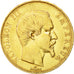 Moneta, Francia, Napoleon III, Napoléon III, 50 Francs, 1855, Paris, MB+, Oro