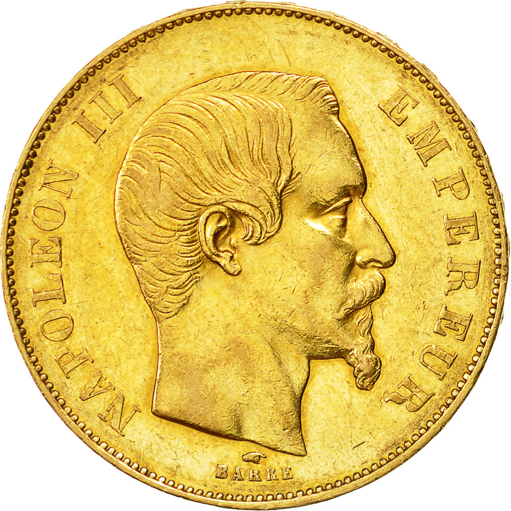 Monnaie, France, Napoleon III, Napoléon III, 50 Francs, 1855, Paris, TTB, Or