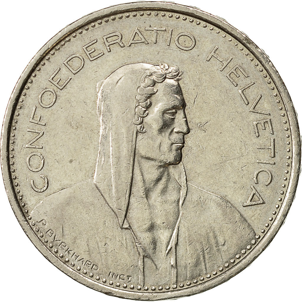 Coin, Switzerland, 5 Francs, 1978, Bern, EF(40-45), Copper-nickel, KM:40a.1