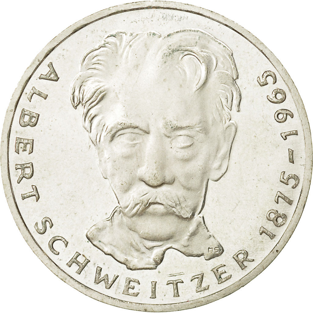 Moneta, GERMANIA - REPUBBLICA FEDERALE, 5 Mark, 1975, Karlsruhe, Germany, SPL