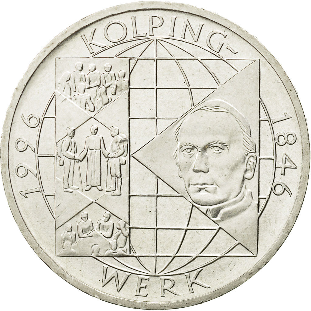 Coin, GERMANY - FEDERAL REPUBLIC, 10 Mark, 1996, Berlin, Germany, MS(63)