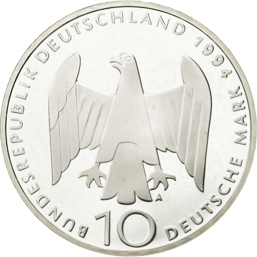 Coin, GERMANY - FEDERAL REPUBLIC, 10 Mark, 1994, Berlin, Germany, MS(63)