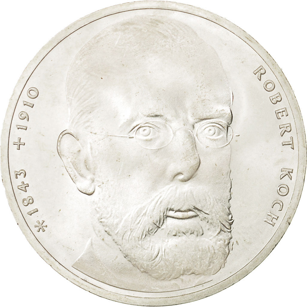 Coin, GERMANY - FEDERAL REPUBLIC, 10 Mark, 1993, Hamburg, Germany, MS(63)