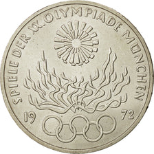 Monnaie, République fédérale allemande, 10 Mark, 1972, Hamburg, SPL, Argent