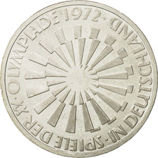 Coin, GERMANY - FEDERAL REPUBLIC, 10 Mark, 1972, Stuttgart, MS(63), Silver