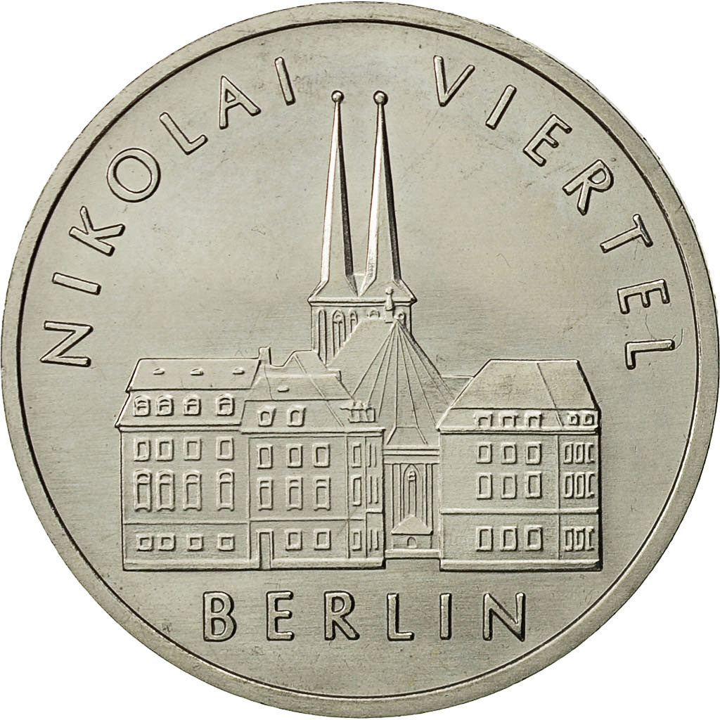 Coin, GERMAN-DEMOCRATIC REPUBLIC, 5 Mark, 1987, Berlin, MS(60-62)