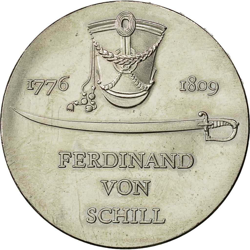 Coin, GERMAN-DEMOCRATIC REPUBLIC, 5 Mark, 1976, MS(60-62), Copper-nickel, KM:60