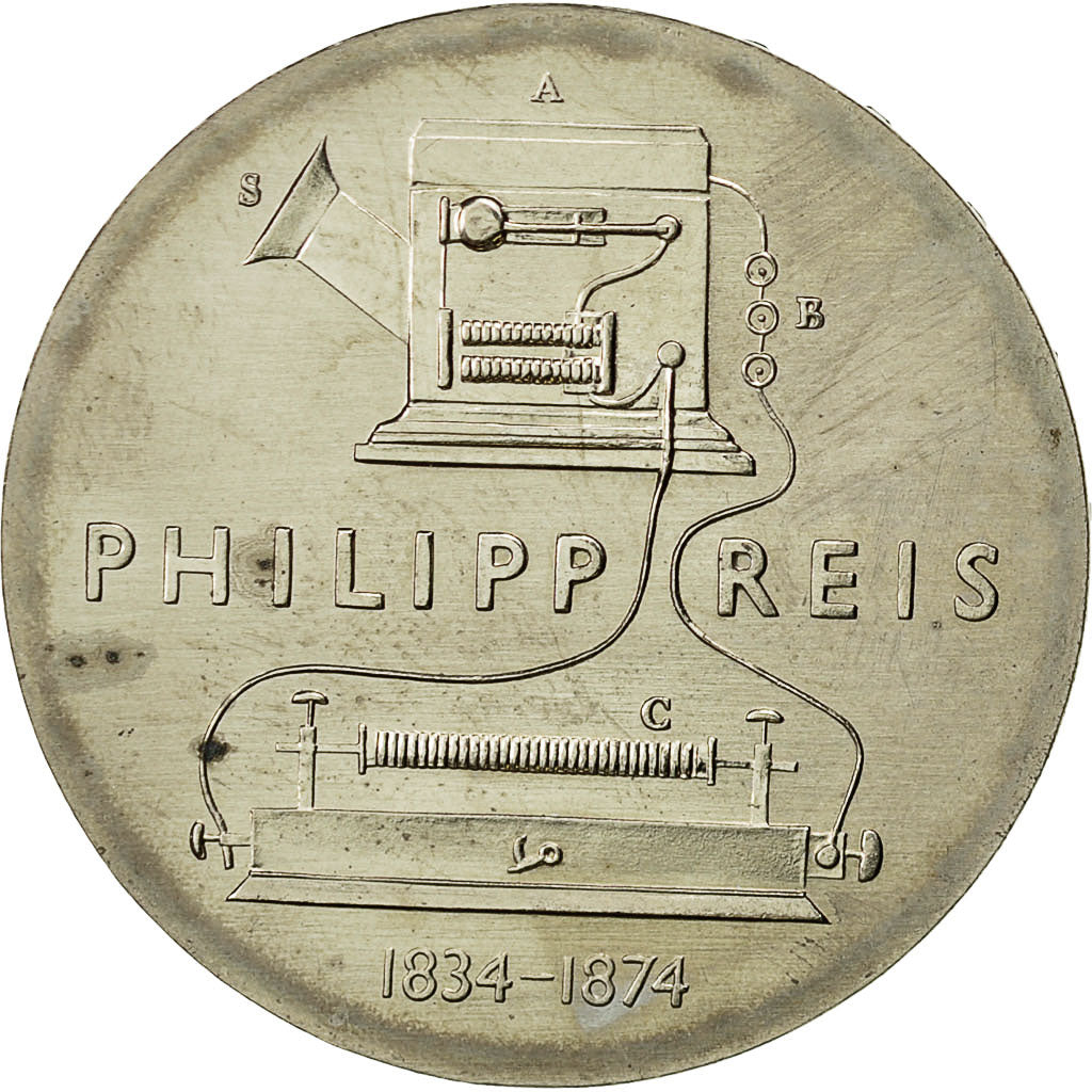Coin, GERMAN-DEMOCRATIC REPUBLIC, 5 Mark, 1974, AU(55-58), Copper-nickel, KM:49