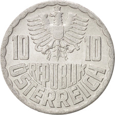 Coin, Austria, 10 Groschen, 1959, MS(60-62), Aluminum, KM:2878