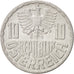 Coin, Austria, 10 Groschen, 1959, MS(60-62), Aluminum, KM:2878