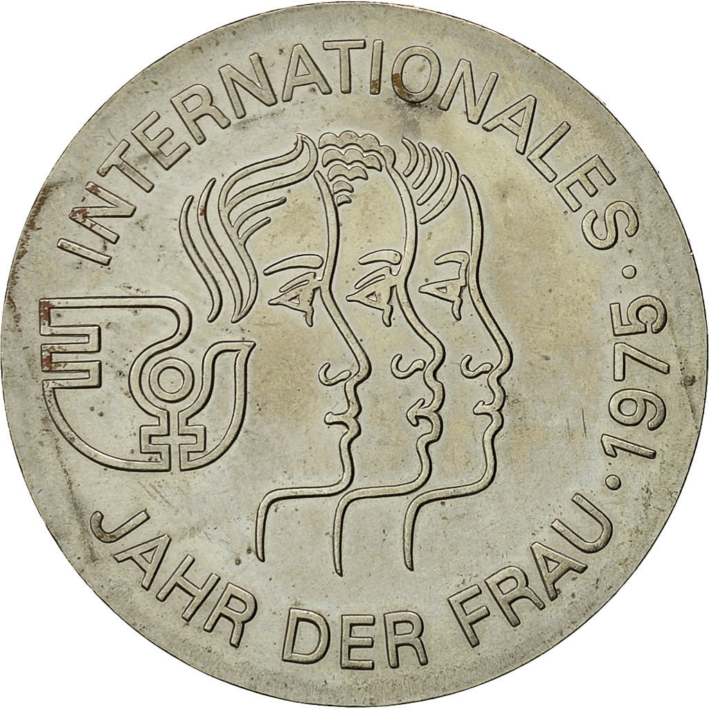 Moneta, REPUBBLICA DEMOCRATICA TEDESCA, 5 Mark, 1975, SPL-, Rame-nichel, KM:55