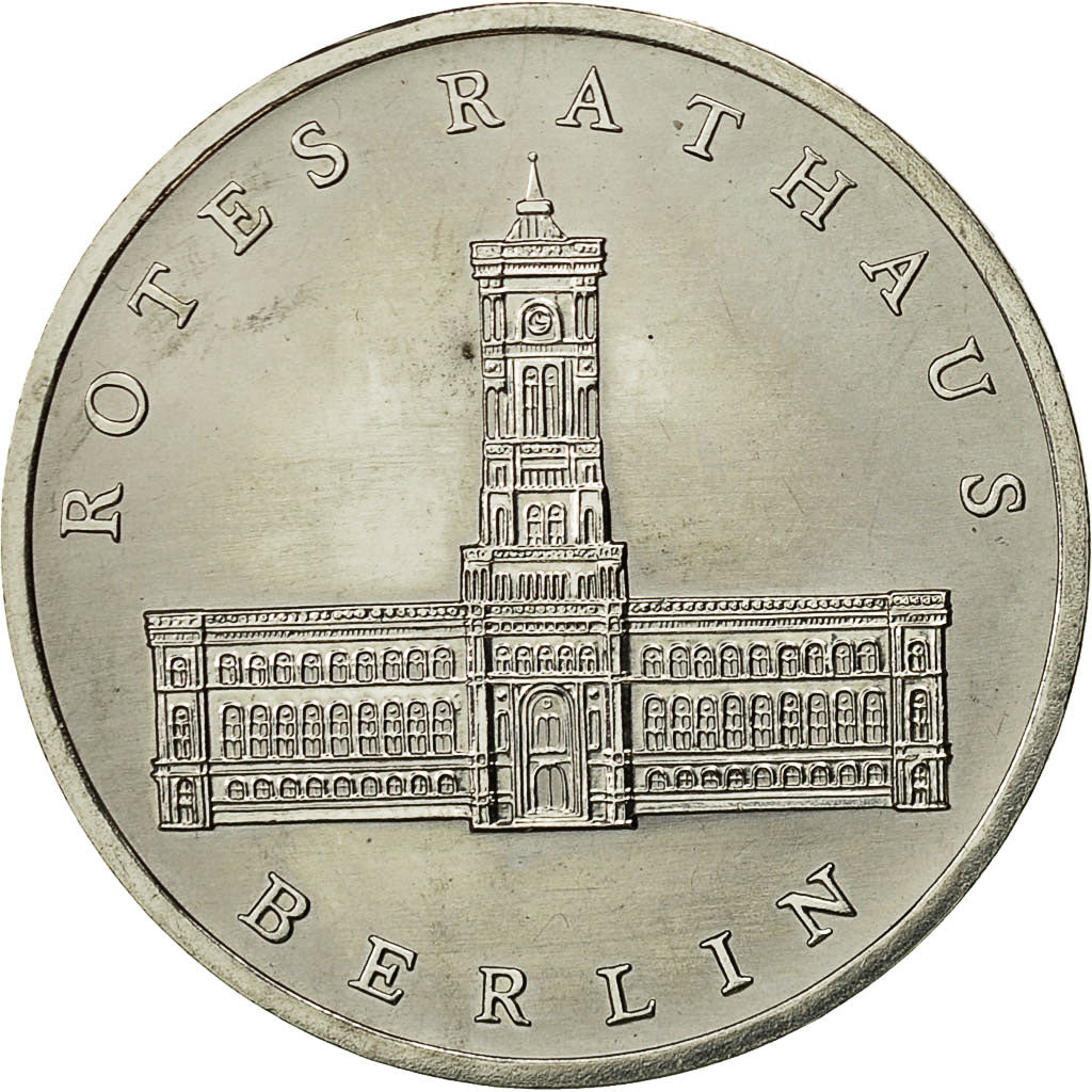Coin, GERMAN-DEMOCRATIC REPUBLIC, 5 Mark, 1987, Berlin, MS(60-62)